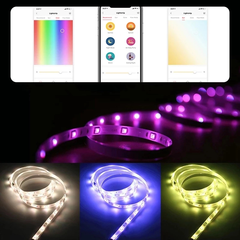 شريط إضاءة ذكي Yeelight Aurora - مراجعة Yeelight Light Lightstrip وسعره